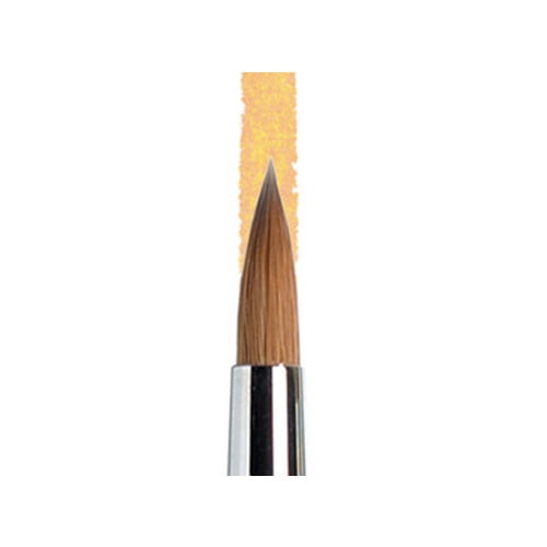 Winsor & Newton Series 7 Kolinsky Sable Miniature Watercolor Brush - Short Handle Round #3