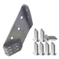 thumbnail image 1 of Stainless Steel Multifunctional Corner Three Sided Fixed Corner Brace Cabinet Trapezoidal Hanging Angle Hanging Layer Board Support Furniture Connecto, 1 of 1