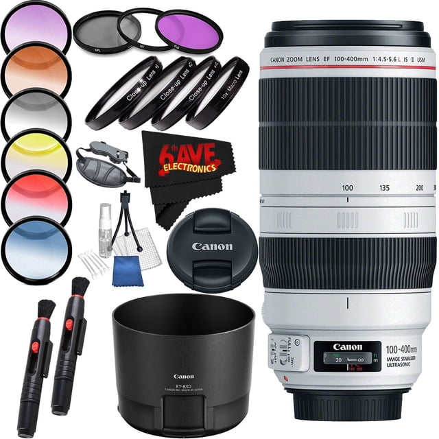 Canon EF 100-400mm f/4.5-5.6L is II USM Lens (Intl Model) Version Professional A