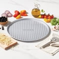 thumbnail image 4 of The Rock Wave Pizza Crisper Perforated Pan, 14.5" Diameter, Heavy Gauge Carbon Steel Construction, Non-Stick, No PFAS, No PFOA, 4 of 4