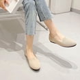thumbnail image 4 of LSLJS Women's Flying Knitting Solid Color Light Mouth Comfortable Slip-On Flat Shoes, Flats Shoes, 4 of 8