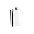 thumbnail image 1 of iSavage Flacon de Hanche 9oz Forme Classique Finition Miroir Acier Inoxydable 18/8-YM126, 1 of 4