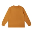 thumbnail image 1 of GigrtiJin Chemises pour Hommes Col Rond Manches Longues Blouses Décontractées Couleur Unie Mode Confortable Pull Basique Ample, 1 of 2