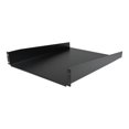 thumbnail image 1 of StarTech.com 2U Fixed Server Rack Mount Shelf, 22in Deep Steel Universal Cantilever Tray for 19" AV/Data/Network Equipment Rack with Cage Nuts & Screws, 50lbs Weight Capacity, 22" Deep - 2U Network Rack Shelf (CABSHELF22) - Rack shelf - black - 2U - 22" - for P/N: RK12OD2, RK2433BKM, RK2537BKM, RK3236BKF, RK4236BKB, RK4242BK24, RK4242BK30, 1 of 7