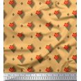 thumbnail image 1 of Forme de Diamant et Tissu Imprimé Artistique Floral 1 Yard 56 Inch Wide, 1 of 1
