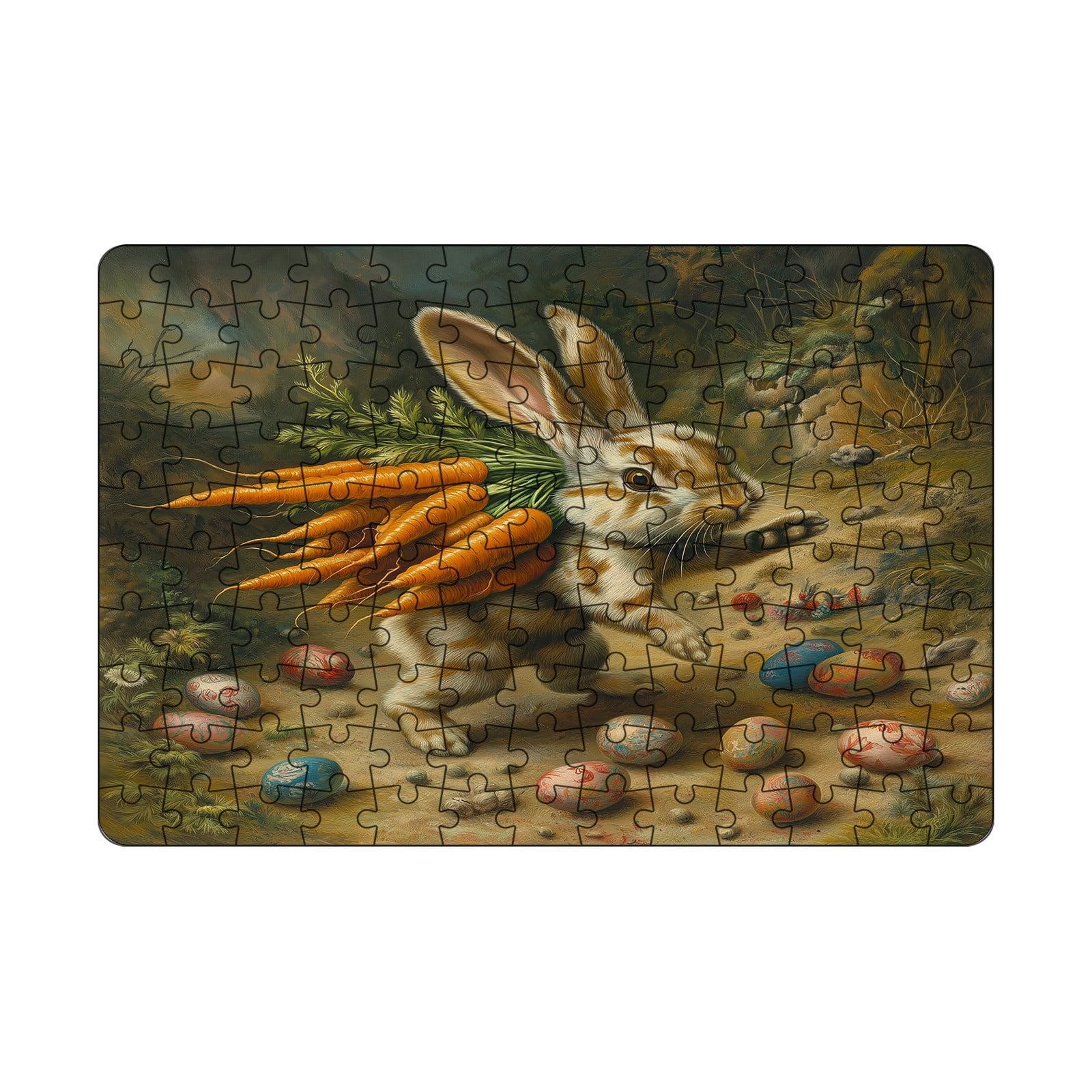 TIELUTT 130 Piece Easter Puzzle Set Easter Bunny Puzzle For Kids Educational Puzzle For Family Game Night 22300 5400 4400 Authors