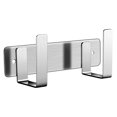 thumbnail image 3 of Wall Mounted Pan Cover Rack Detachable Stainless Steel Double Hook Pot Cover Holder Free Punch Storage Cutting Board Rack Kitchen Organizer Shelf, 3 of 9
