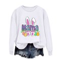 thumbnail image 4 of EGNMCR Easter T-Shirts Imprimés pour Femmes T-Shirts Graphiques pour Femmes Chemises pour Femmes T-Shirt à Col Rond pour Femmes Easter Haut à Manches Longues Imprimé Chandails T-Shirt pour Femmes, 4 of 4