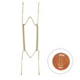 thumbnail image 4 of Luckyn Dish Display Plate Hangers, 1 Pcs Wall Plate Spring Hook Holder Hanging Wire Wall Display Invisible Dish Hangers, Adjustable Plate Spring Holder for The Wall Home Decor 10 inches, Gold, 4 of 10