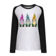 thumbnail image 4 of Daisyyozoid Nouveautés Hauts pour Femmes Joyeuses Pâques Mode Décontractée Manches Longues Chandails Imprimés pour Dames Hauts, 4 of 5
