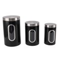 thumbnail image 2 of 3 Piece Canisters Sets For The Kitchen, Kitchen Jars With See Window, Airtight Coffee Container Tea Organizer & Sugar Canister, Kitchen Canisters Kitchen Decor, 2 of 8