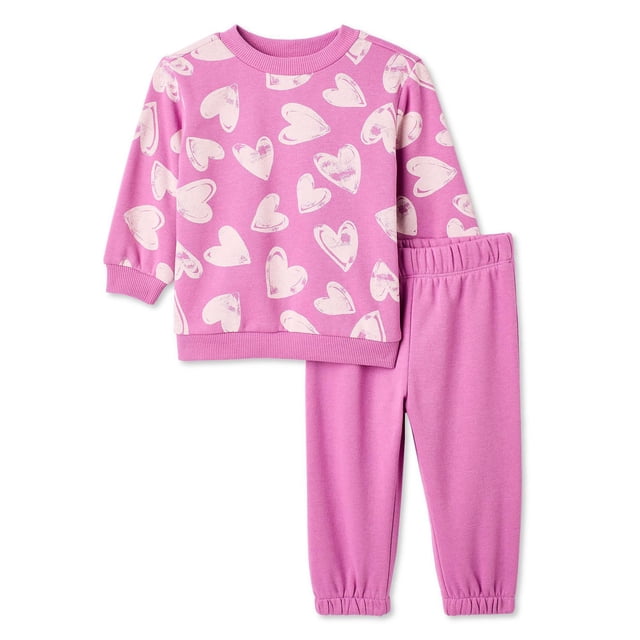Ensemble 2 pièces avec jogger George pour bébés filles