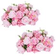 thumbnail image 1 of CHOK Artificial Flower Kissing Balls for Wedding Table Centerpieces 10Pcs 14.2 Large White Fake Roses Hydrangea Flower Arrangement, 1 of 5