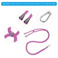 thumbnail image 3 of Unique Bargains Phone Lanyard with Transparent Lanyard Patch, Rose Purple, 1 Pack, 3 of 5