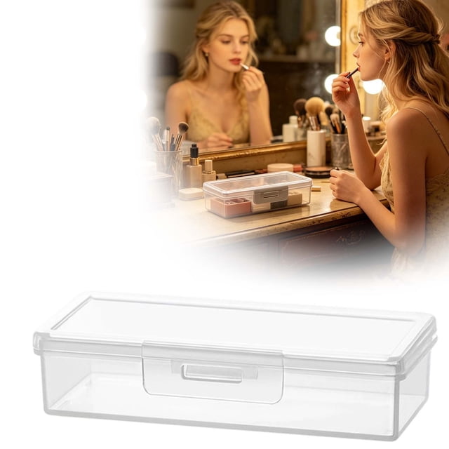 Tong Portable Desk Storage For And Personal Care Travel Friendly Compact Organizer For Pads And Denture Wipes Keeps Countertop Clutter