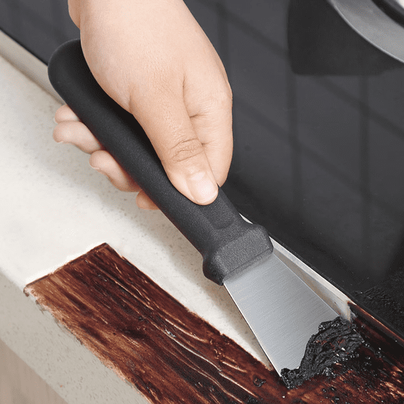 Grattoir et Spatule pour Peinture en Métal Outil Grattoir pour Poêles en Acier Inoxydable Petit Grattoir Utilitaire de Nettoyage pour Encoches de Fenêtre Grattoir pour Plancher et Papier Peint Aucun Changement Requis