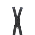 thumbnail image 2 of COSTUMAKERS fermeture éclair séparable à deux curseurs 80 cm (31.5 in), #5 dents moulées, noir, 2 of 2