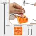 thumbnail image 3 of PINHEN Watch Repair Kit, Professional Watch Battery Replacement Tool Watchband Link & Back Remover Spring Bar Repairing Tool Kit, 3 of 8