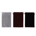 thumbnail image 4 of FAGINEY Flocking Cloth Drawstring Pouch Dust‑Proof Storage Bag, Storage Bag Gift Bag Drawstring Storage Bag For Jewelry Gift Candies Phone, 4 of 8