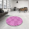 thumbnail image 4 of Ahgly Company Tapis d'Intérieur Lavables en Machine, Carrés, Violets Transitoires, Carrés de 6', 4 of 7