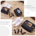 thumbnail image 4 of 2pcs Deadbolt Strike Plates Door Strike Plate Metal Door Striker Plate Replacement, 4 of 4