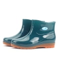 thumbnail image 3 of jovati Chaussures Décontractées pour Femmes à Talons Bas et Bout Rond Imperméables Bottes de Pluie à Tige Moyenne, 3 of 9