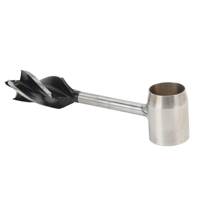 Wood Drill Bit Tool, Multifunctional Hand Auger Wrench Practical For Outdoor Activity Black Cloth Bag