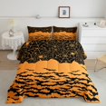 thumbnail image 2 of YST Spider Web Full Bedding Set,Gothic Halloween Decorations Comforter Set,Ginger Bats Birds Duvet Set,Goth Horror Theme Bed Set,Reversible Wildlife Down Comforter for Kids Boys Girls, 2 of 5