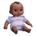 thumbnail image 1 of Mini poupée bébé douce, 8", afro-américaine, 1 of 2