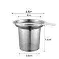 thumbnail image 3 of XYAIYT Filtre à Thé en Acier Inoxydable 304 Durable et Résistant à la Rouille, Filtration Efficace, Infuseur Polyvalent pour Tisane en Feuilles en Vrac, Convient à la Plupart des Tasses, Nettoyage Facile, Va au Lave-Vaisselle, Outil d'Infusion de Thé, 3 of 4