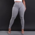 thumbnail image 2 of Wyzesi Jeans Blancs pour Femmes Mode Taille Haute Femmes Petite Grande Taille Extensible Jeans Colorés Pantalons, 2 of 7