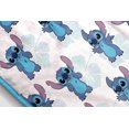 thumbnail image 3 of Lilo & Stitch 'Fleurs Tropicales' Jeté en Molleton Toucher Soie pour Enfants, 100 % Polyester, 3 of 5