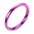 thumbnail image 1 of Bague de Queue Fine Polie à la Main 2MM pour Couple, 1 of 9