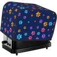 thumbnail image 1 of Toaster Cover 2 Slice Dog Paw Dustproof Bread Maker Cover Fingerprint Bakeware Protection Wide Slot Toaster Bag Reusable Kitchen Small Appliance Cover TC278, 1 of 6
