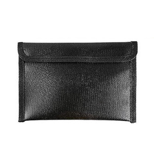 2000 Fahrenheit Fireproof Document Bag Waterproof Money Bag with Zipper Important Document Organizer Pouch for Valuables Legal Documents Cash