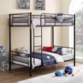 thumbnail image 1 of Twin Metal Mesh Frame Bunk Bed - Black, 1 of 5