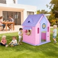 thumbnail image 1 of AKDSteel Kids Outdoor Playhouse With Mailbox, Windows, And Half Door, Charming Playhouse For Backyard Fun And Imaginative Play, 1 of 8