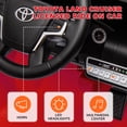 thumbnail image 4 of Qaba 12V Electric Car for Kids, Licensed Toyota Kids Electric RC Car, Toddler Ride on Toys Gift, Red, 4 of 9