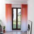 thumbnail image 3 of kiplyki Leaves Tulle Window Sheer Curtain Treatment Voile Drape Valance 1 Panel, 3 of 9