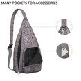 thumbnail image 4 of Modern Art Sling Backpack - Museum-Worthy Print Crossbody Bag, Fashion Forward Design, 4 of 4