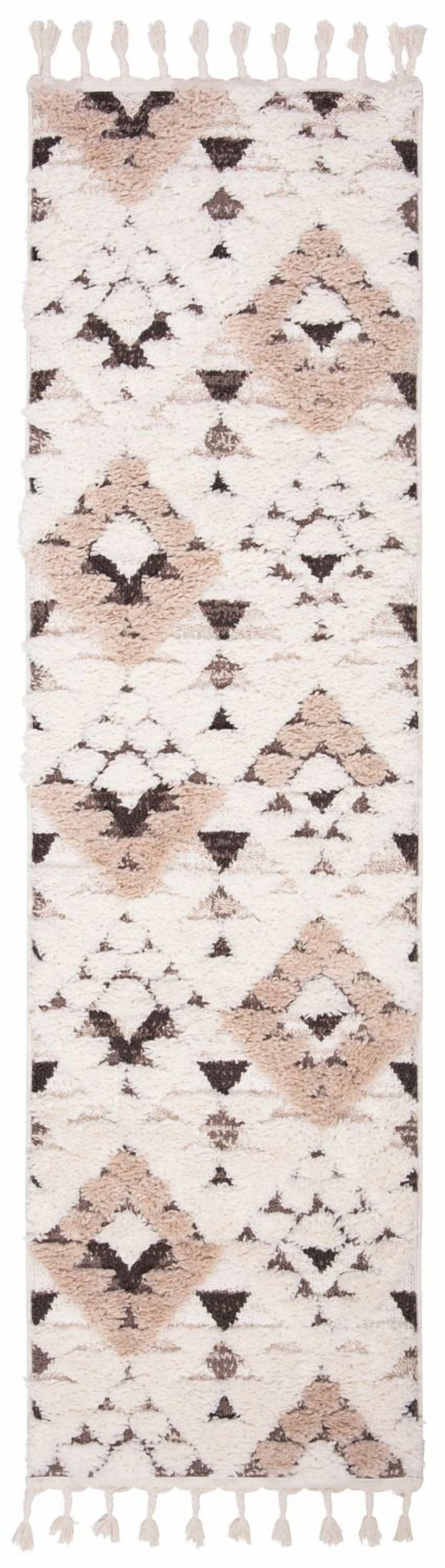 Safavieh Moroccan Tassel Larry Tapis Géométrique Shag