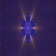 thumbnail image 1 of Ahgly Tapis d'Intérieur Lavable en Machine Carré Transitionnel Bleu Minuit, 7 Pieds Carré, 1 of 7