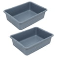 thumbnail image 1 of OULII Bac à Vaisselle pour Laver la Vaisselle Bac de Rangement en Plastique 2 Pcs, 1 of 8