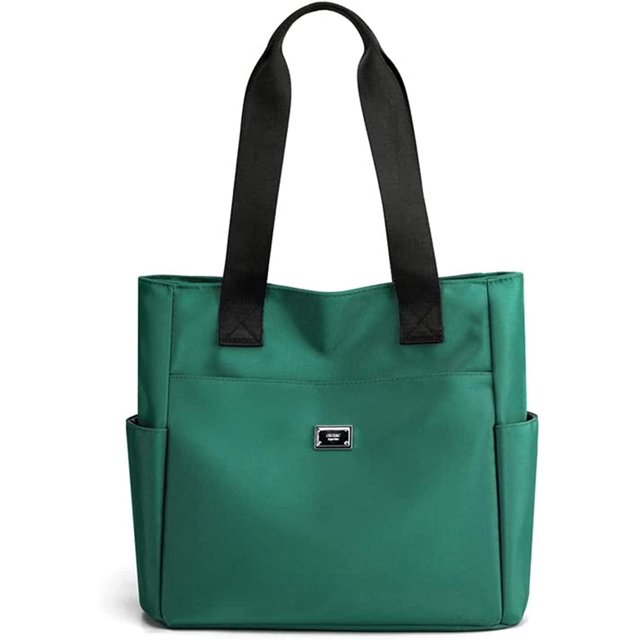Lightweight Waterproof Nylon Shoulder Bag, Large Capacity Handbag, Tote Bags for Work School and Travel