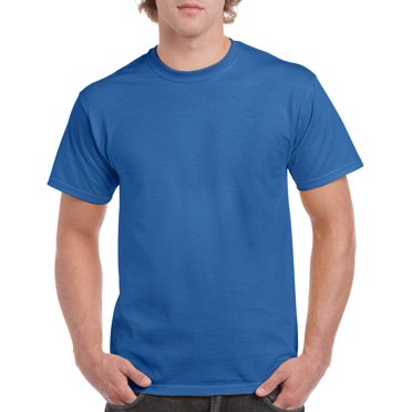 Gildan Mens Heavy Cotton T-Shirt, S, Royal
