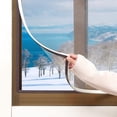 thumbnail image 4 of Seasonal Window Insulation and Blocking Barrier for Home Exterior and Interior Use Transparent Curtain Shield for Cold Weather Energy Saving Easy Install, 4 of 6