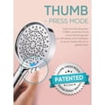 thumbnail image 3 of Cobbe Filtered Shower Head with Handheld, High Pressure 6 Spray Mode Showerhead, 3 of 5