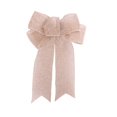 thumbnail image 4 of Christmas Linen Bow Christmas Wreath Decoration Bow Christmas Tree Decoration, 4 of 8