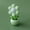 12vert, variante sur Veilleuse Pot de Fleurs Design Mignon Chaude LED Tuyau Flexible 50-60 Minutes Pile Bouton 4,5 mAh 5,4x5x10 cm pour Cadeau Fille Décoration de Table de Chevet Portable Protection des Yeux Angle Ajustable Mini Lampe