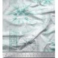thumbnail image 1 of Soimoi polyester Crepe Fabric Elephant & Wheel Panel Printed Craft Fabric by the Yard 42 Inch Wide, 1 of 3